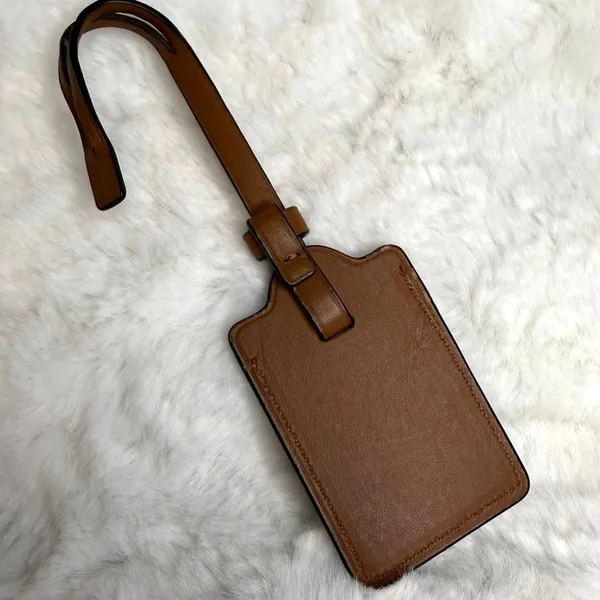 Coach Brown Luggage Tag Bag Picture - Image 2