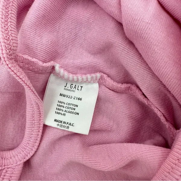 Brandy Melville John Galt pink ribbed cami top - Image 6