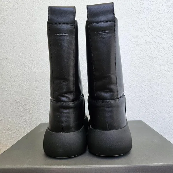 Vagabond Aylin Puffer Tall Boots Black Leather Women's Size 8 Sold Out‎ UO - Image 9