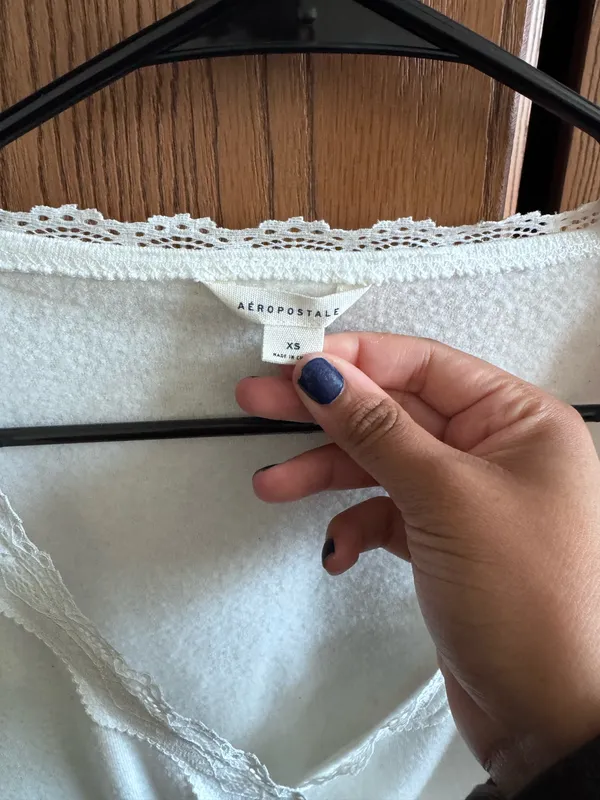 Aeropostale Top White Lace - Image 2