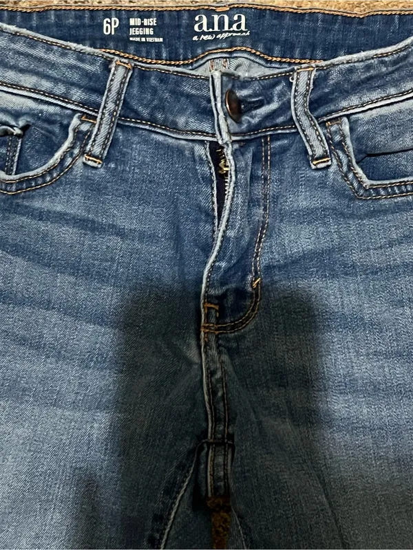 a.n.a Blue Distressed‎ Skinny Jeans - Image 3