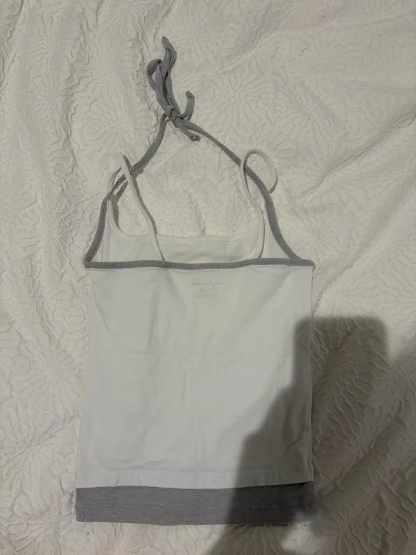 Urban Outfitters layered white tank top - Image 2