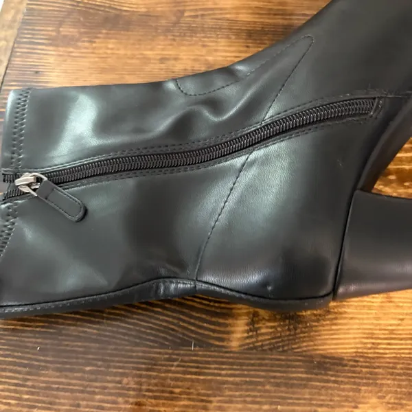 Aerosoles Cinnamon Black Mid Calf‎ Boots Size 9.5 - Image 8