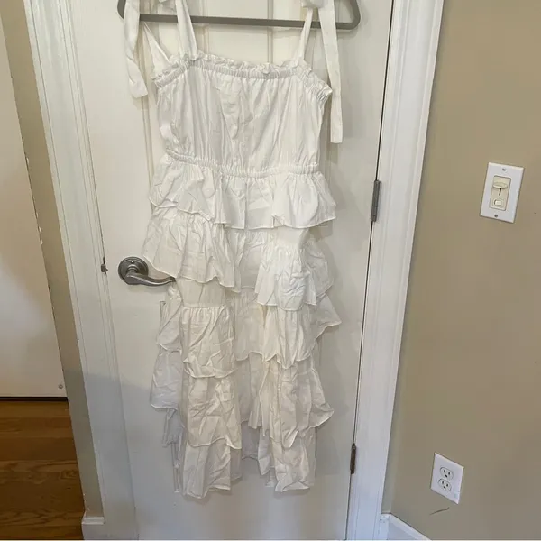 The Impeccable Pig Ídem ditto white maxi dress - Image 4