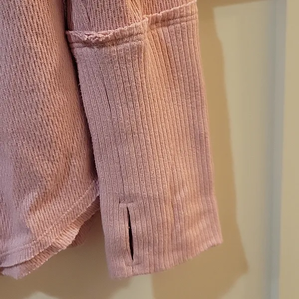 We The Free Light Pink Long Sleeve Thermal Top - Image 3