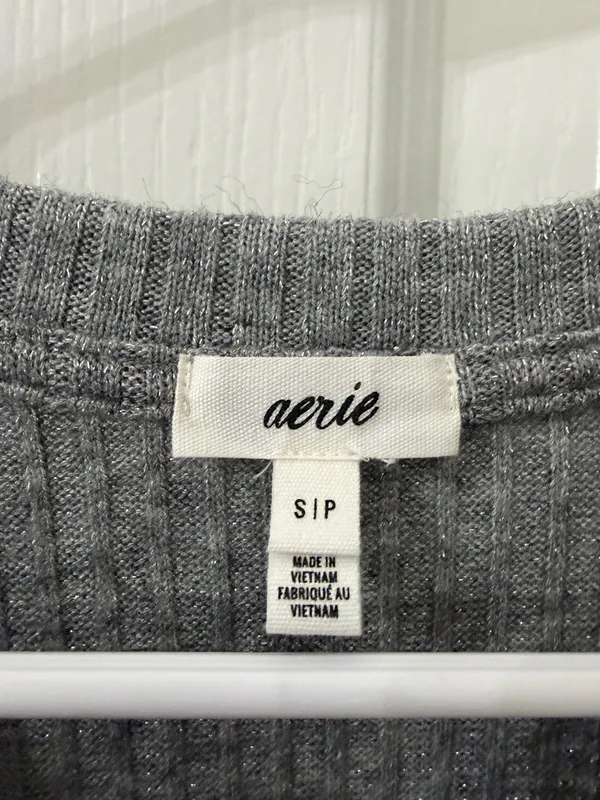 Aerie Long Sleeve Top Knit - Image 3