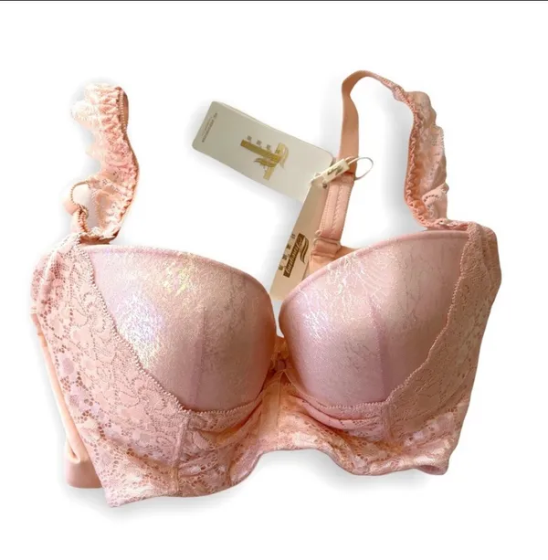 NWT Womens Fineying Lace Back Smoothing Bra - Sz 36B - Image 3