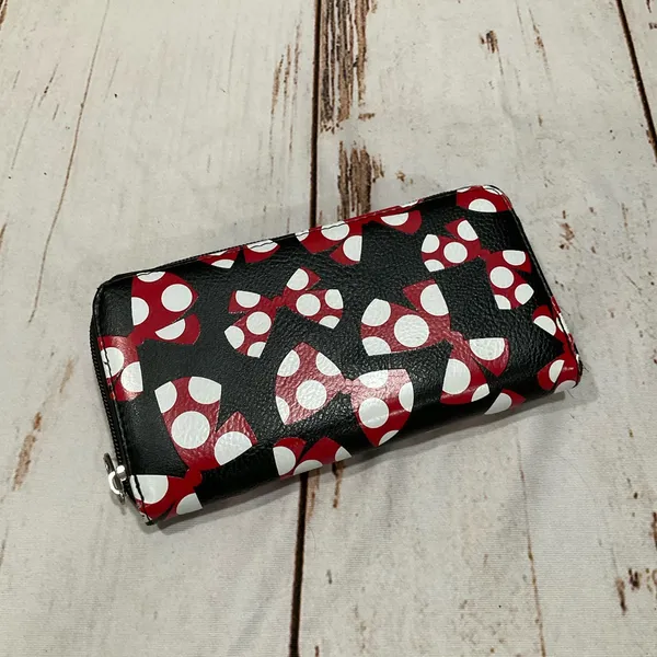 Disney Parks Minnie Bow Aop Zippy‎ Wallet - Image 10