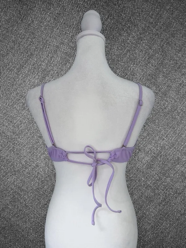Lavender Shell Underwire Bikini Set Size Medium Purple - Image 7