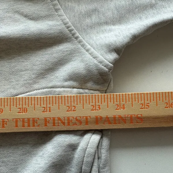 Everlane Quarter Zip Sweatshirt Women‎ XL Gray Organic Cotton French Terry - Image 11