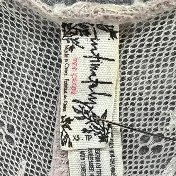 Free People Intimately‎ Bra Bralette XS Beige Lace Stretch Fit Racerback Lined - Image 9