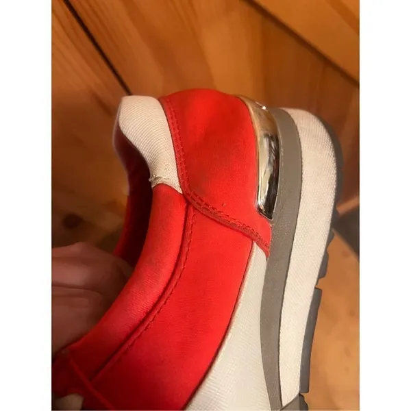 Orange/White Michael Kors Allie Model Sneakers Women'S Size Us 6.5m - Image 10