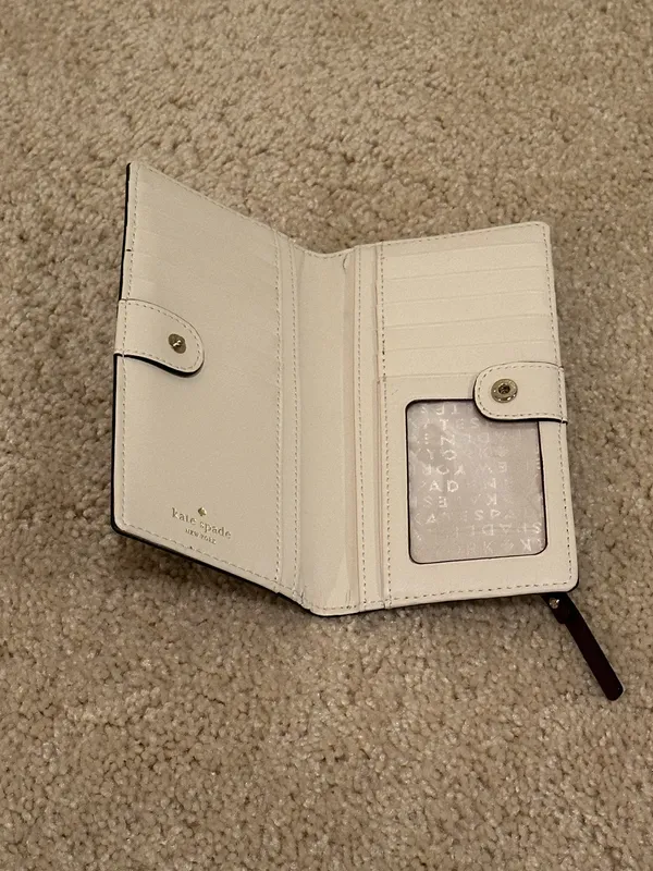 Kate Spade Dark Plum Card Holder - Image 3