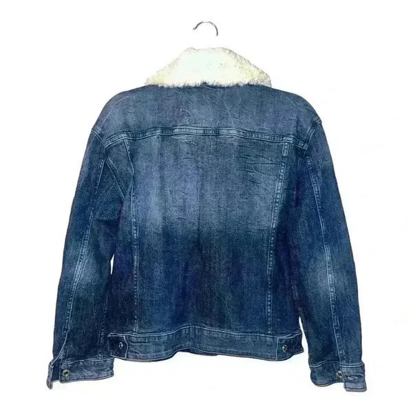 Michael Kors Womens‎ Faux Fur Jean Jacket, Small - Image 2