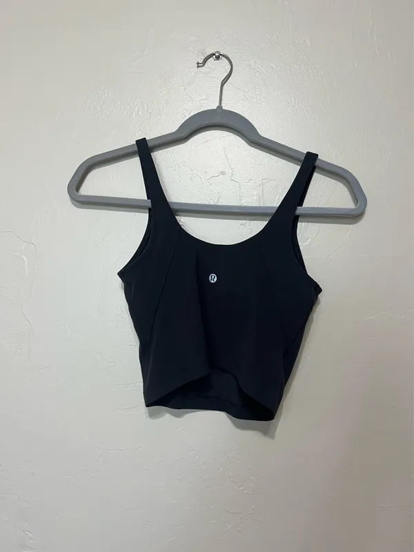 Black Lululemon Align Tank 4 Crop - Image 2