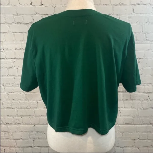 COLSIE Green Aspen Ski Club Cropped Tee-XL - Image 2