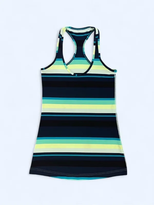 Lululemon Cool Racerback tank top Striped yoga Pilates activewear gym training 2 - Image 3