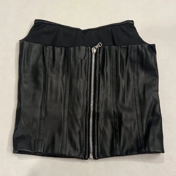 TIGER MIST CAYENNE LONGLINE TOP BLACK - Image 4