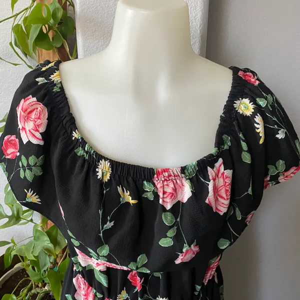 Como vintage Floral Dress - Image 2