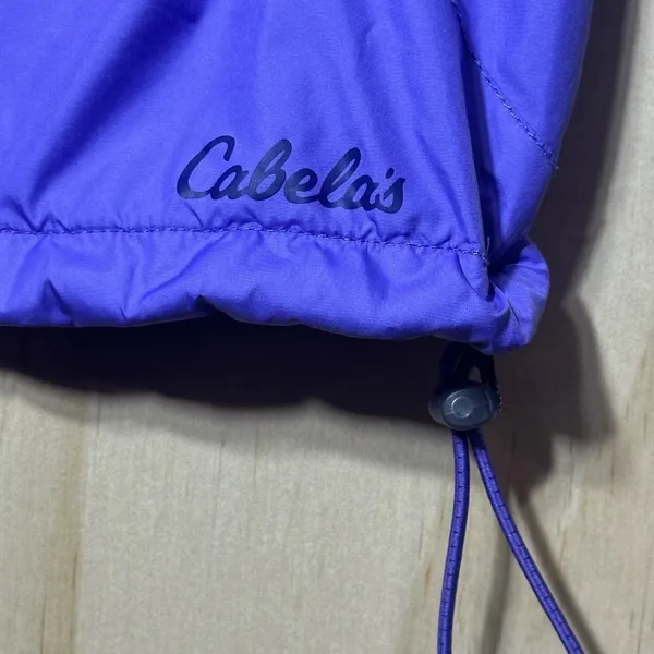 Cabelas Women's Medium‎ Purple Long Sleeve Nylon Windbreaker - Image 4