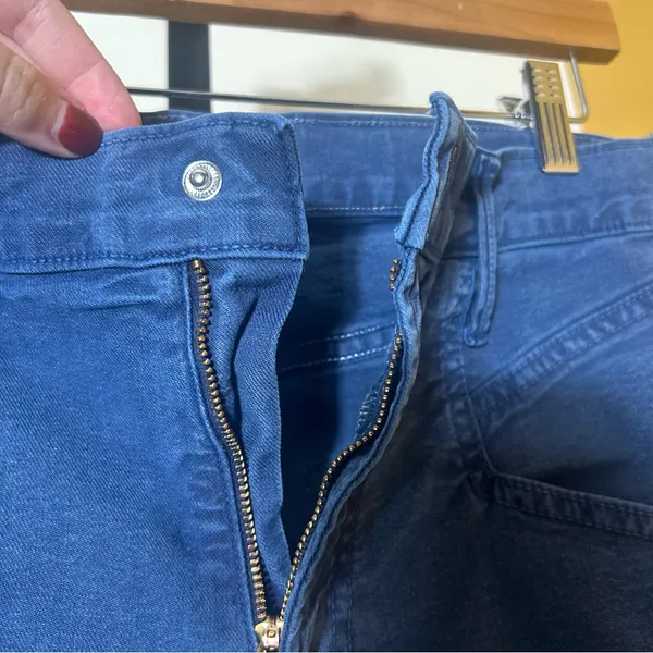 MOTHER The Breaker Crop‎ Jeans Eclipse Wash Blue Denim Size 28 (US 6) - Image 5