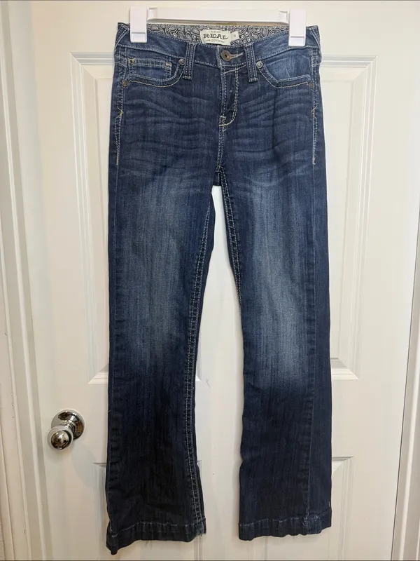 Ariat Estella riding midrise wide Jeans sz 26 / 27 - Image 3