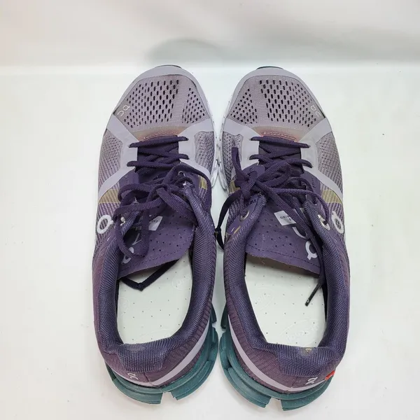 On Cloud Cloudflyer Running Shoes Womens 6.5 Purple Teal Helion CloudTec - Image 3