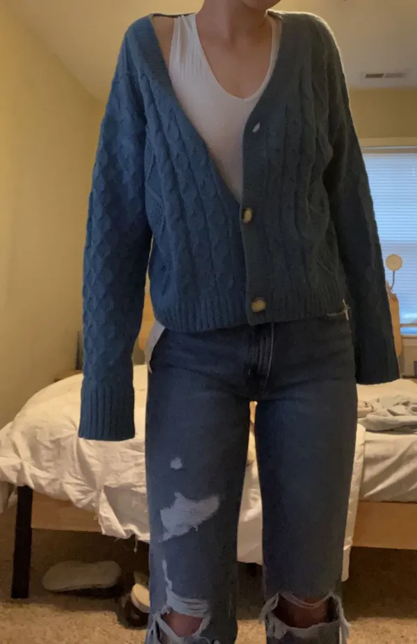 Knit Cardigan From - Image 5