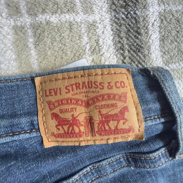 Levis 311 Shaping Skinny Jeans Womens 28 Blue Medium Wash Stretch Denim - Image 4