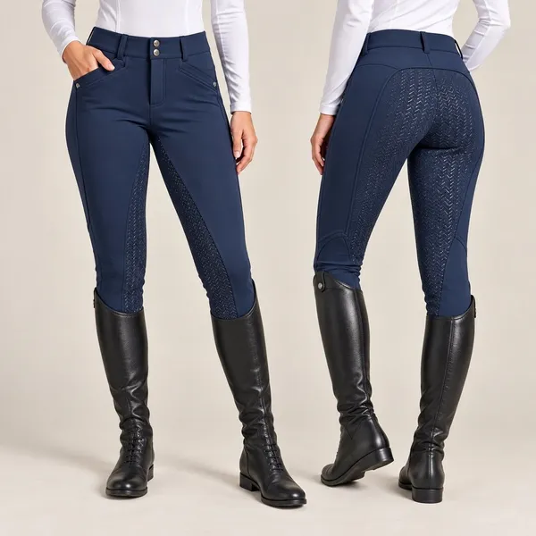 Ariat Prelude 2.0 Full Seat Riding Breeches Navy 26R Equestrian Pants 10048899 - Image 2