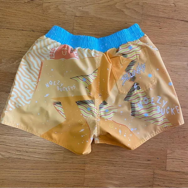 ❌SOLD❌Nozeybuckets x Slunks NEW Exclusive Best Day Volleyball Outdoor Shorts M - Image 3