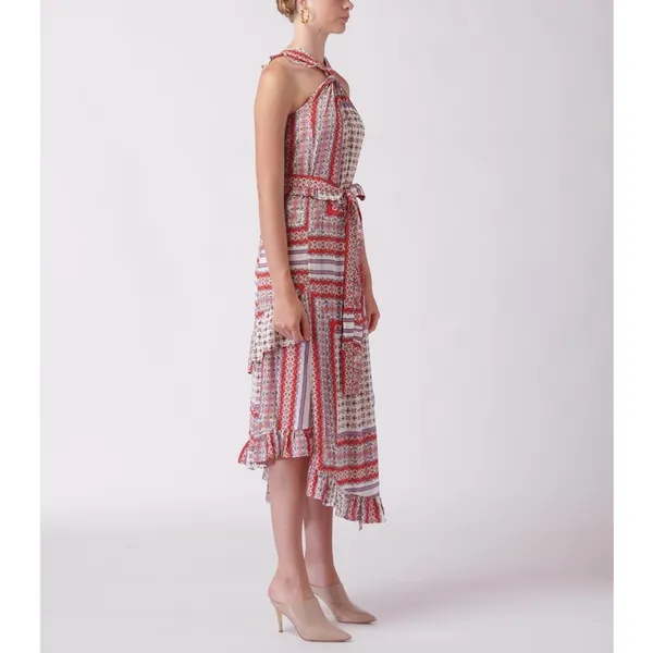 Derek Lam 10 Crosby Dasha Halter Size‎ 4 Red - Image 6