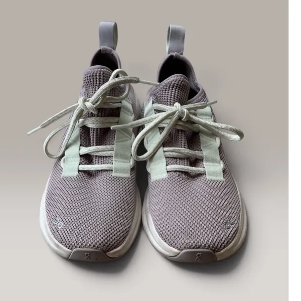 On Running Cloudnova Mauve White Women 8.5 Sneakers 76.98133 Low Top Mesh Shoe - Image 3
