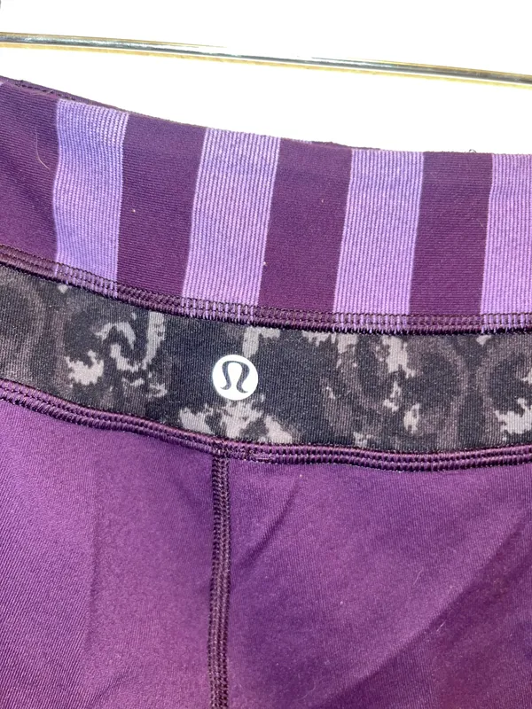 Lululemon Reversible Purple  Flare Leggings - Image 6
