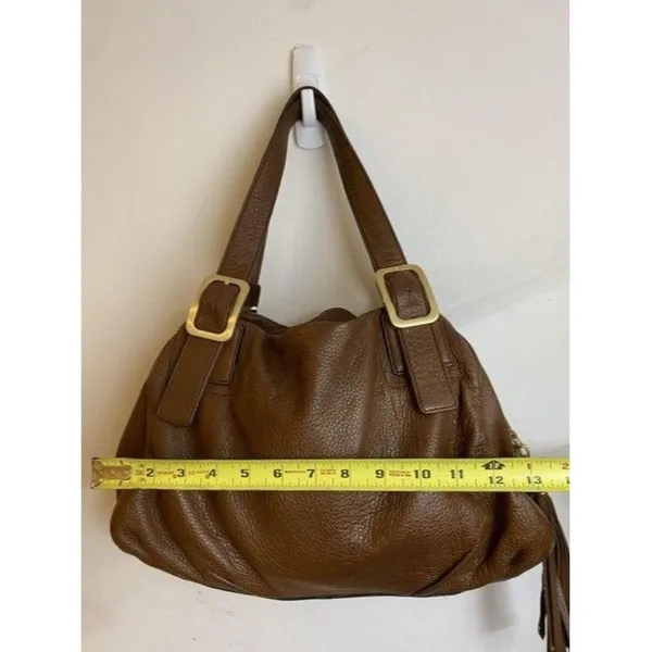 cole haan brown leather shoulder bag - Image 3