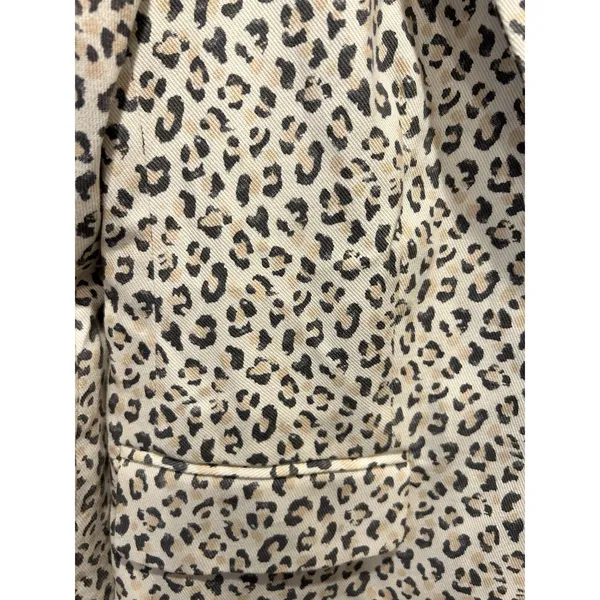 Nine West Women's Size 8 Leopard Animal Print Blazer Jacket‎ Academia Business - Image 2