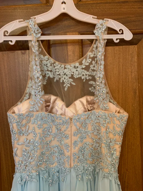 PromGirl Blue Homecoming Dress - Image 4