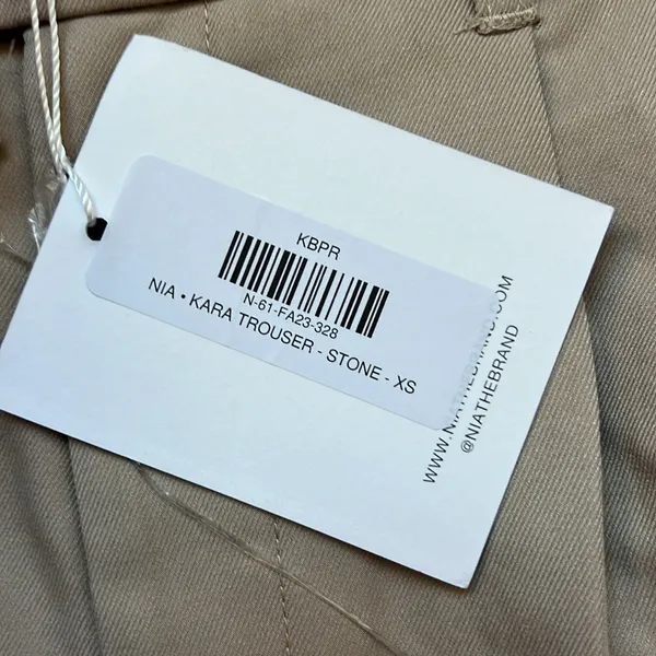 Nia Kara Trouser In Stone - Image 3