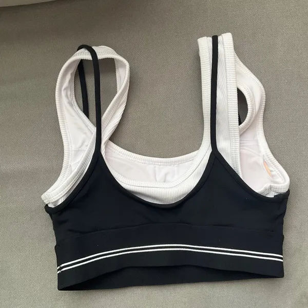 Alo Yoga Airbrush Better Together Bra Black/White XXS - Image 4