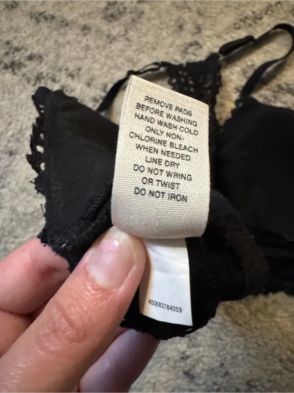 Mudd Black Lace Racerback Bralette - Image 5