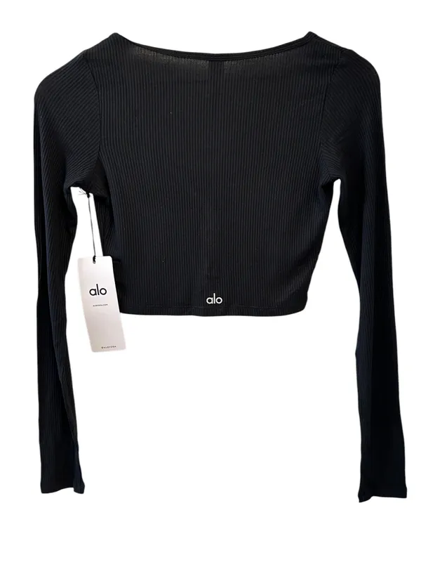 Black XS cropped whisper cardigan NWT Sold Out - Image 7