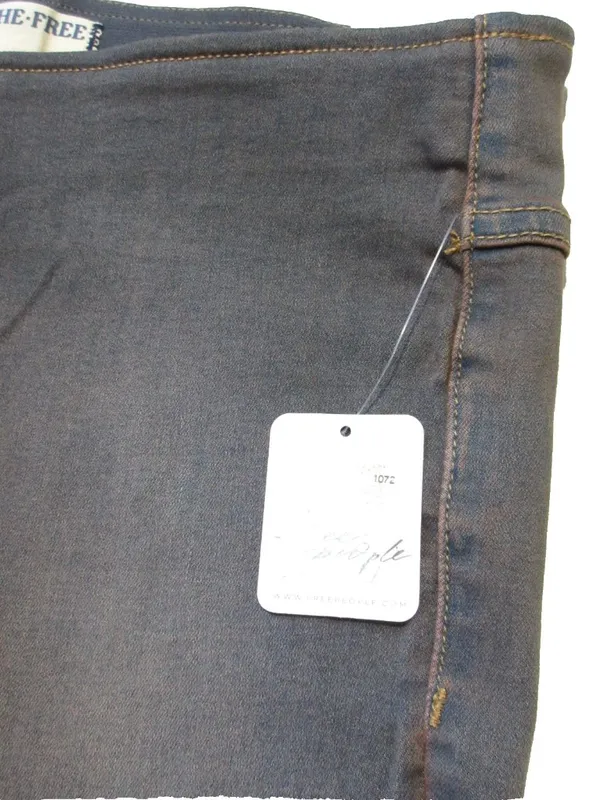 NWT Free People Penny in Back Alley Blue Pull-on Stretch Flare Jeans 30 - Image 5