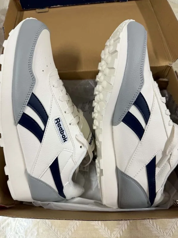 Reebok Rewind Run Sneakers GV8544 White Grey3 Blue Size 8 Men - Image 3