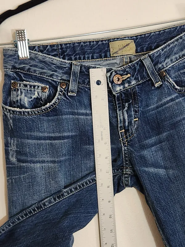 BKE Starlite 20 Distressed Bootcut Flare Jeans Size 29 - Image 9