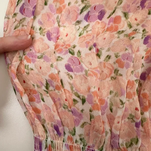 Hill House The Grace Nap Dress in Pink Multi Pansy - Image 14