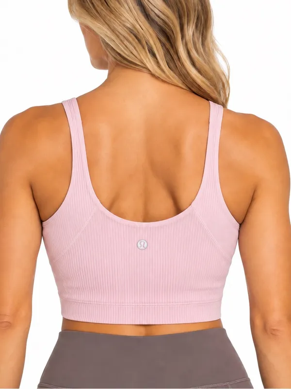 lululemon Pink Align Ribbed Tank Top size 8 - Image 2