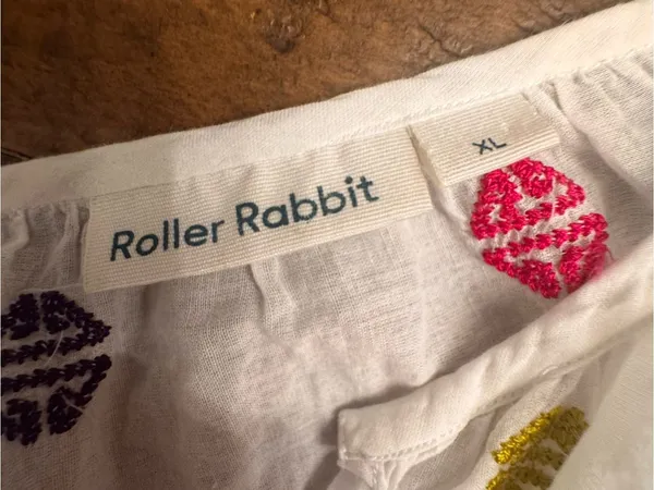 ROLLER RABBIT Kurtoe Embroidered Blouse - Image 5