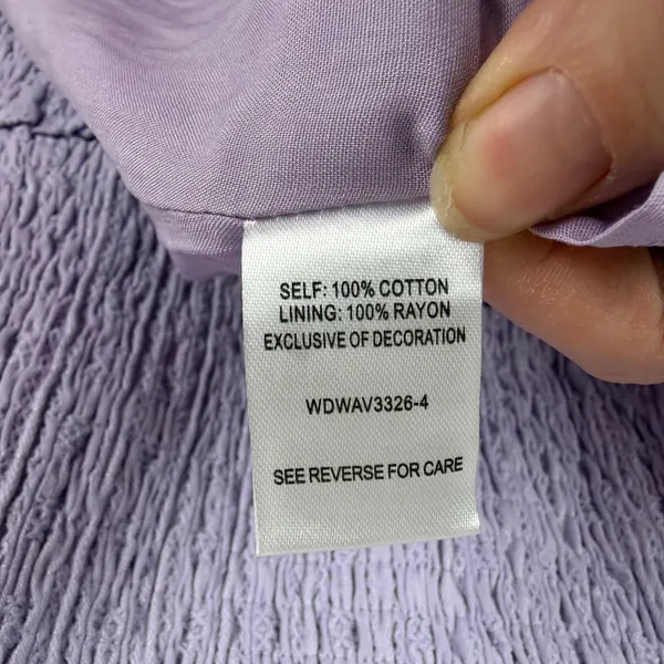 NWT Lost + Wander Angel in Disguise Maxi Dress‎ Small Lavender Smocked Cottage - Image 6