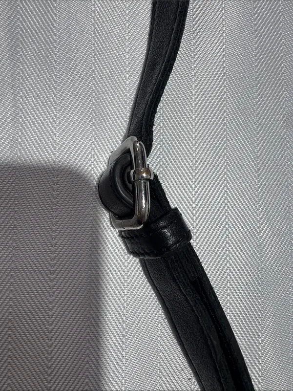 margot Black Leather Crossbody Bag - Image 5
