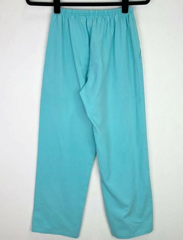 Uniform Advantage UA Scrubs Solid Blue Scrub Pants Bottoms Size XSP XS Petite - Image 2